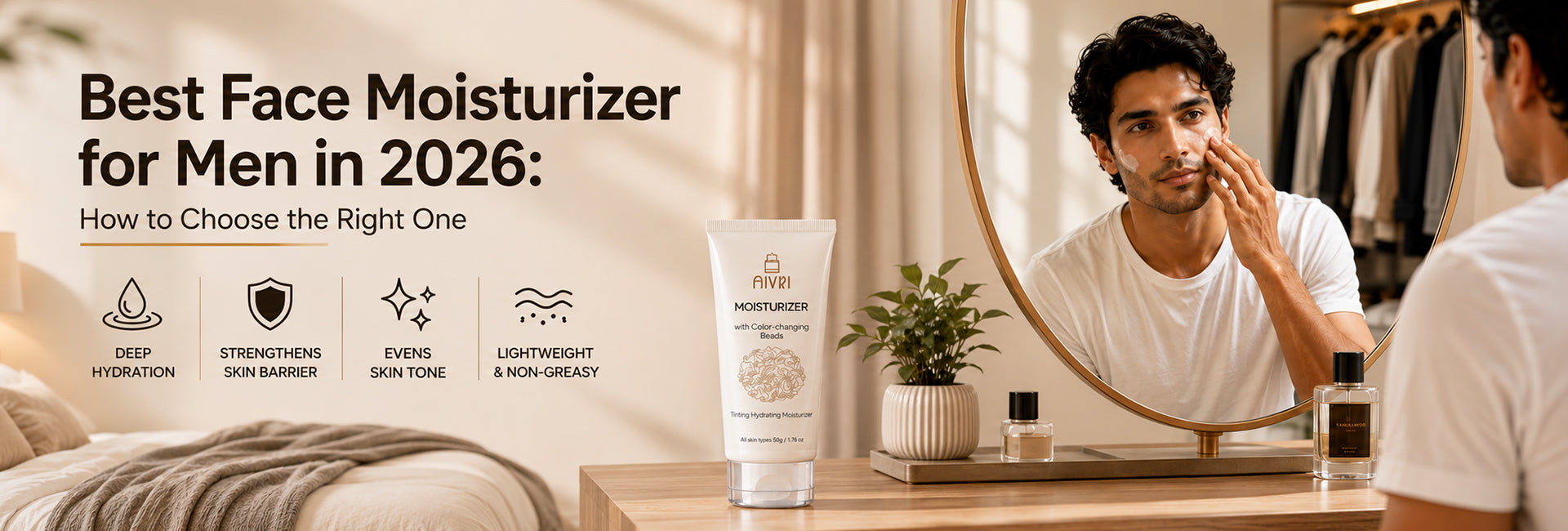 Best Face Moisturizer for Men in 2026: How to Choose the Right One | Aivri